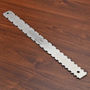 Ogdni Guitar Neck Notched Straight Edge Guitar Notched Neck Straight Edge Luthiers Tool for Gibson Fender Guitar