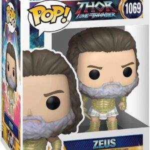 Funko POP! Marvel: Thor Love & Thunder - Zeus Bundled with a Byron's Attic Pop Protector