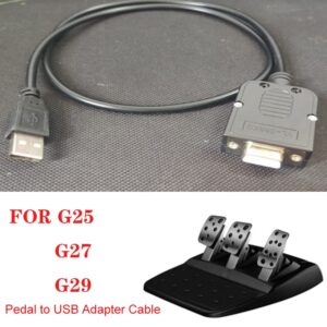 XBERSTAR Shifter For Logitech g25 g27 g29 pedal to USB/adapter/converter/adapter cable/Logitech pedal to USB (For Logitech G29 G27 G25 pedał)