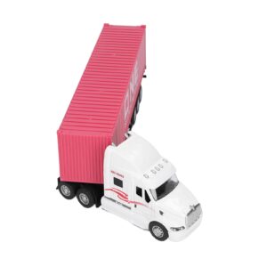 container truck model, container truck model 1:48 vivid exquisite beautiful decorative toy ornament for above 3 years old()