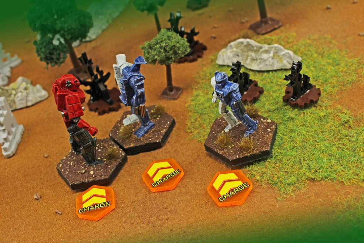 LITKO Mecha Combat Actions Token Set | Compatible with BattleTech (Charge)