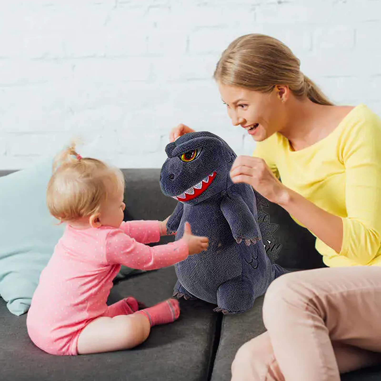 Mammykiss Dinosaur Monster Stuffed Animal Plush Toys Super Cute Dragon Doll for Kids Birthday Christmas Children's Day Gift