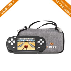 Aproca Grey Hard Travel Storage Case, for Beijue 16 Bit Handheld Games