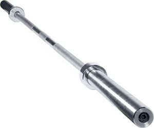 cap barbell olympic 7 ft bar 44 lb, 28mm grip diameter, chrome - new version (obis-85c)