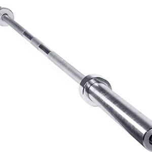 CAP Barbell Olympic 7 ft Bar 44 lb, 28mm Grip Diameter, Chrome - New Version (OBIS-85C)