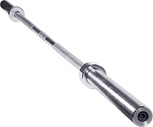 CAP Barbell Olympic 7 ft Bar 44 lb, 28mm Grip Diameter, Chrome - New Version (OBIS-85C)