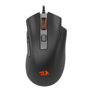 redragon m993 rgb gaming mouse, 26,000 max dpi wired optical gamer mouse with 6 programmable buttons & 5 backlit modes, software supports keybinds & backlit customize