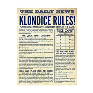 MindWare Klondice Game | Fun Dice Games for Family Game Night | Ages 8 and up 2-6 Players