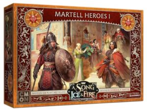 a song of ice and fire tabletop miniatures game martell heroes i box set (multilingual edition) - strategy game for adults, ages 14+, 2+ players, 45-60 minute playtime, made by cmon