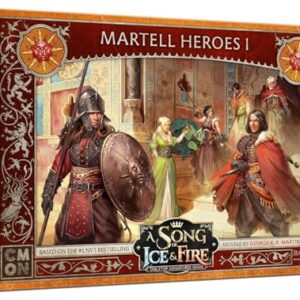 A Song of Ice and Fire Tabletop Miniatures Game Martell Heroes I Box Set (Multilingual Edition) - Strategy Game for Adults, Ages 14+, 2+ Players, 45-60 Minute Playtime, Made by CMON