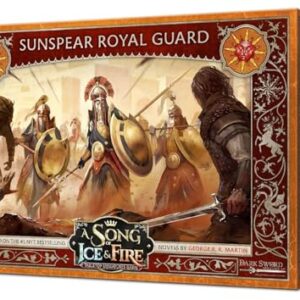 CMON A Song of Ice and Fire Tabletop Miniatures Game Sunspear Royal Guard Unit Box | Strategy Game for Teens and Adults | Ages 14+ | 2+ Players | Average Playtime 45-60 Minutes, Multicolor (SIF704)