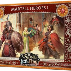 A Song of Ice and Fire Tabletop Miniatures Game Martell Heroes I Box Set (Multilingual Edition) - Strategy Game for Adults, Ages 14+, 2+ Players, 45-60 Minute Playtime, Made by CMON