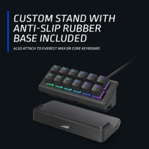 MOUNTAIN MACROPAD - The Streaming and Content Creation Controller with 12 Customizable Mechanical Keys