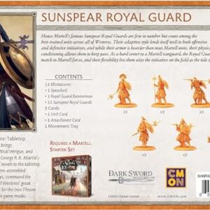 CMON A Song of Ice and Fire Tabletop Miniatures Game Sunspear Royal Guard Unit Box | Strategy Game for Teens and Adults | Ages 14+ | 2+ Players | Average Playtime 45-60 Minutes, Multicolor (SIF704)