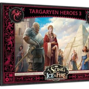 CMON A Song of Ice and Fire Tabletop Miniatures Targaryen Heroes III Box Set - Lead Legendary Heroes in Battle, Strategy Game for Adults, Ages 14+, 2+ Players, 45-60 Minute Playtime, Made by CMON