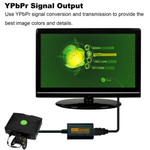 Jadebones Original Xbox to HDMI Adapter, YPbPr Component Signal to HDMI Converter for Original Xbox Console