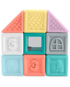 simple joys by carter's baby squeeze blocks, multicolor, one size