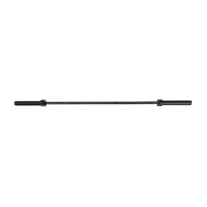 CAP Barbell 6-Foot Solid Olympic Bar, Black (2-Inch) - New Version (OBIS-72B)