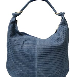 Pierre Cardin Jeans Leather Large Hobo Relaxed Suede Shoulder Bag for womens