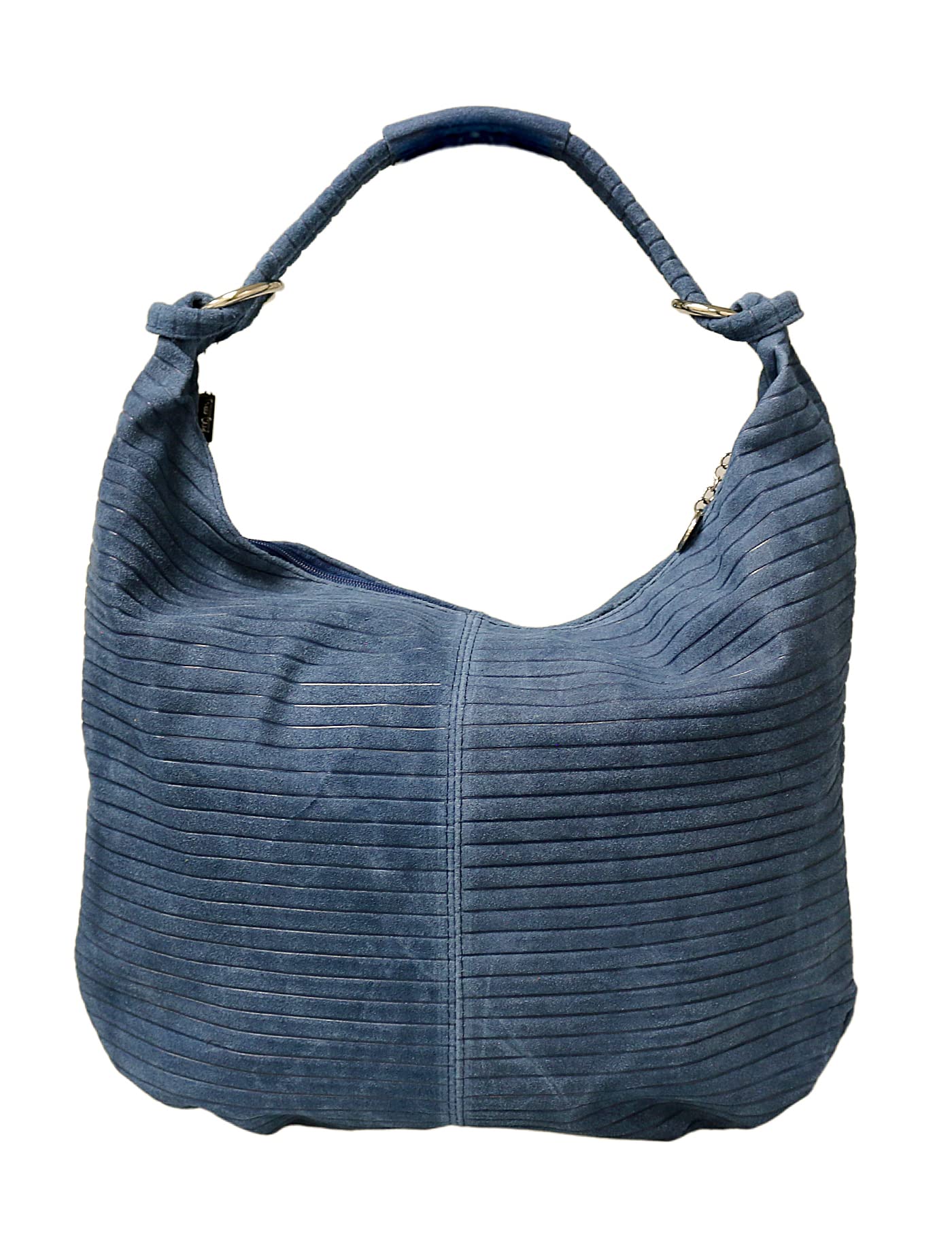 Pierre Cardin Jeans Leather Large Hobo Relaxed Suede Shoulder Bag for womens