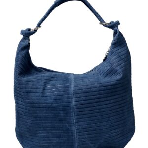 Pierre Cardin Jeans Leather Large Hobo Relaxed Suede Shoulder Bag for womens