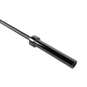 CAP Barbell 6-Foot Solid Olympic Bar, Black (2-Inch) - New Version (OBIS-72B)