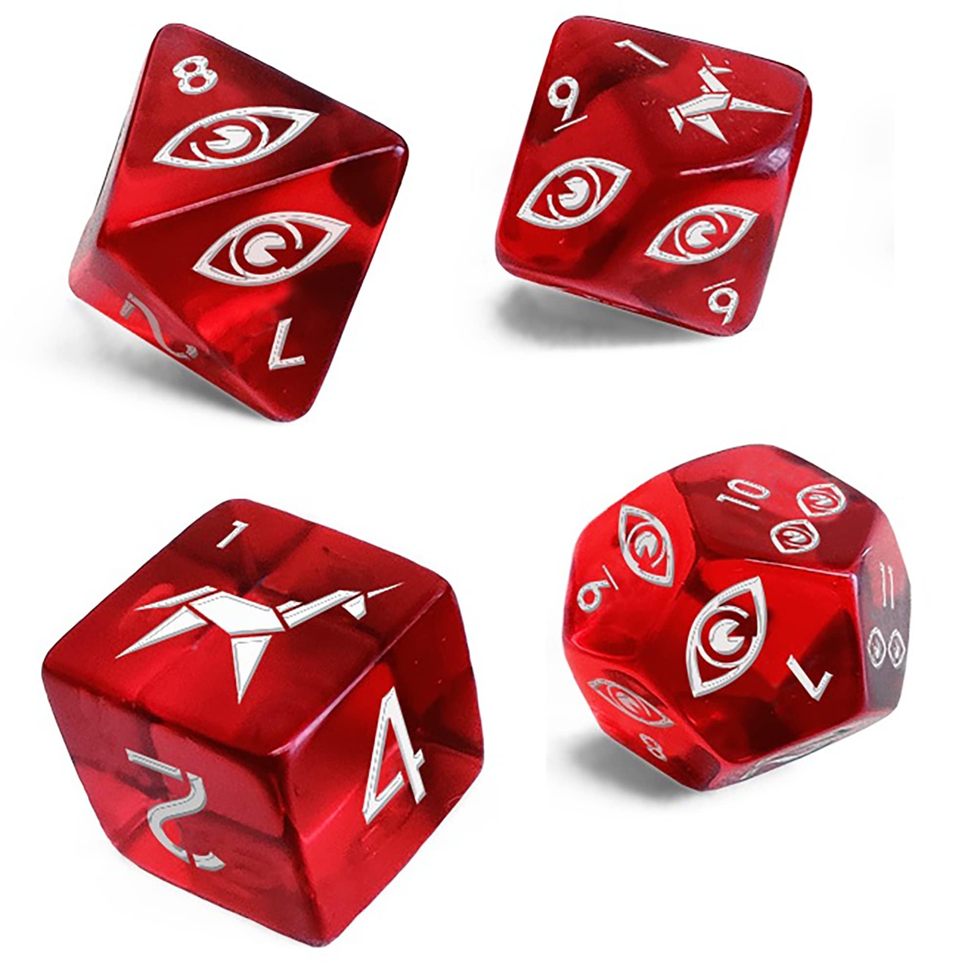 Free League Blade Runner RPG: Dice Set - 4 Piece Dice Set, SciFi RPG Accessory