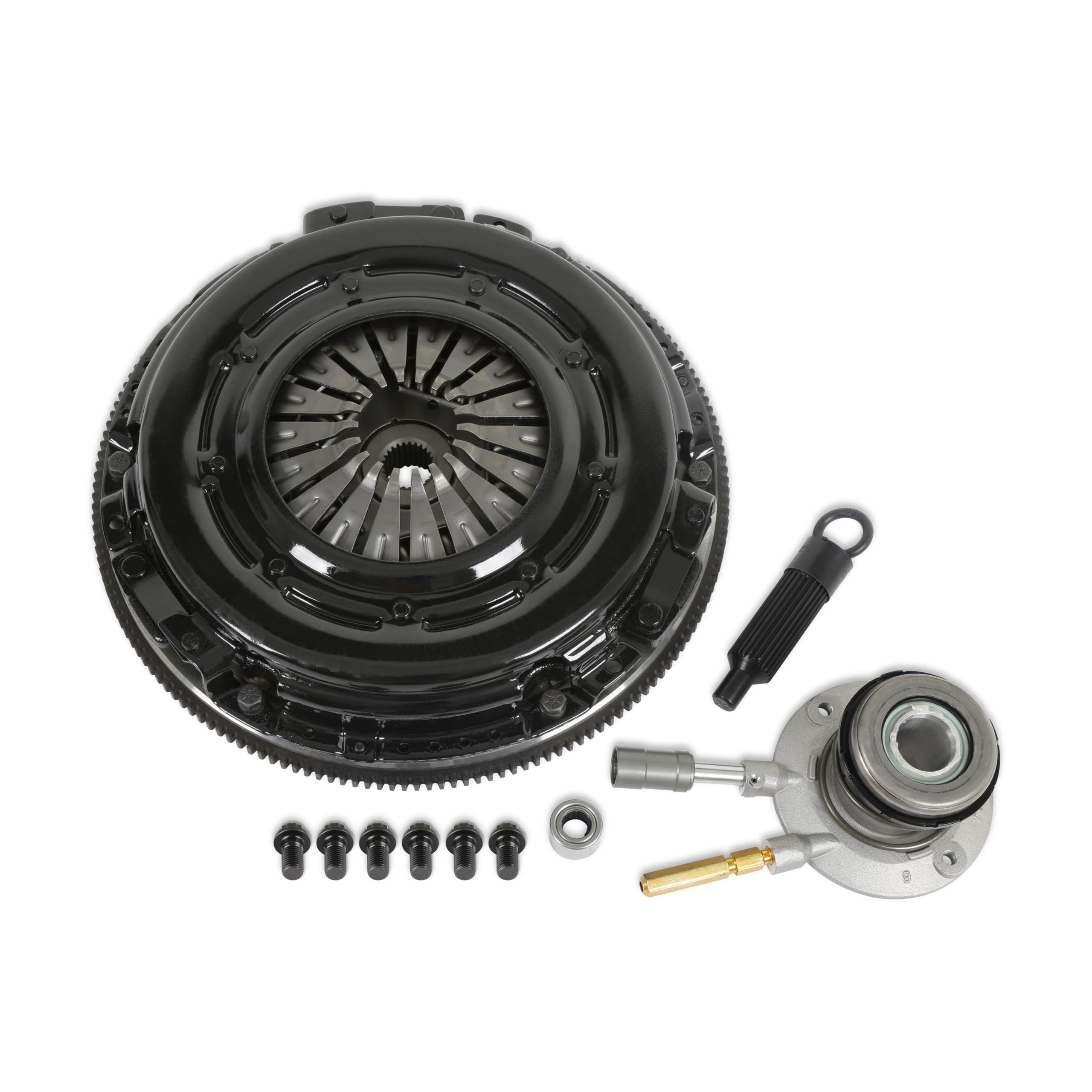 Holley 319-575 Complete Clutch, Flywheel, and Release Bearing Kit - 12.0 Inch - 1-1/8" x 26 spline - up to 550 hp