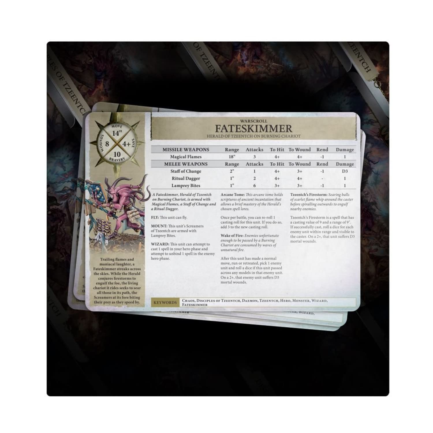 Games Workshop Warhammer Age of Sigmar: Warscrolls - Disciples of Tzeentch (3E)