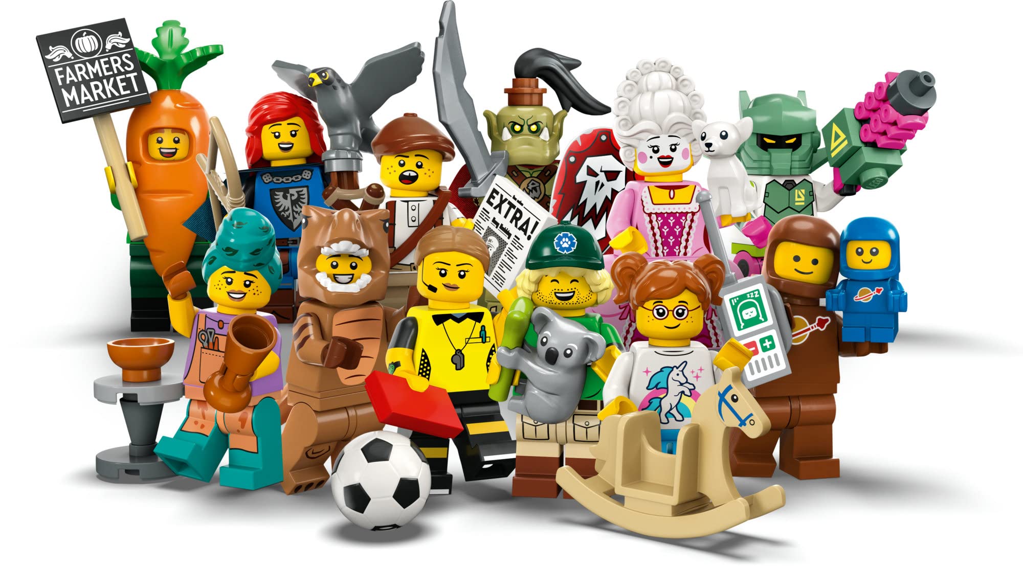 LEGO Minifigures Series 24 6-Pack 66733 Building Toy Set for Kids, Boys, and Girls Ages 5+