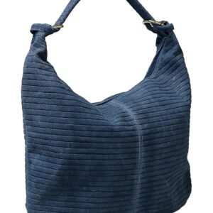 Pierre Cardin Jeans Leather Large Hobo Relaxed Suede Shoulder Bag for womens