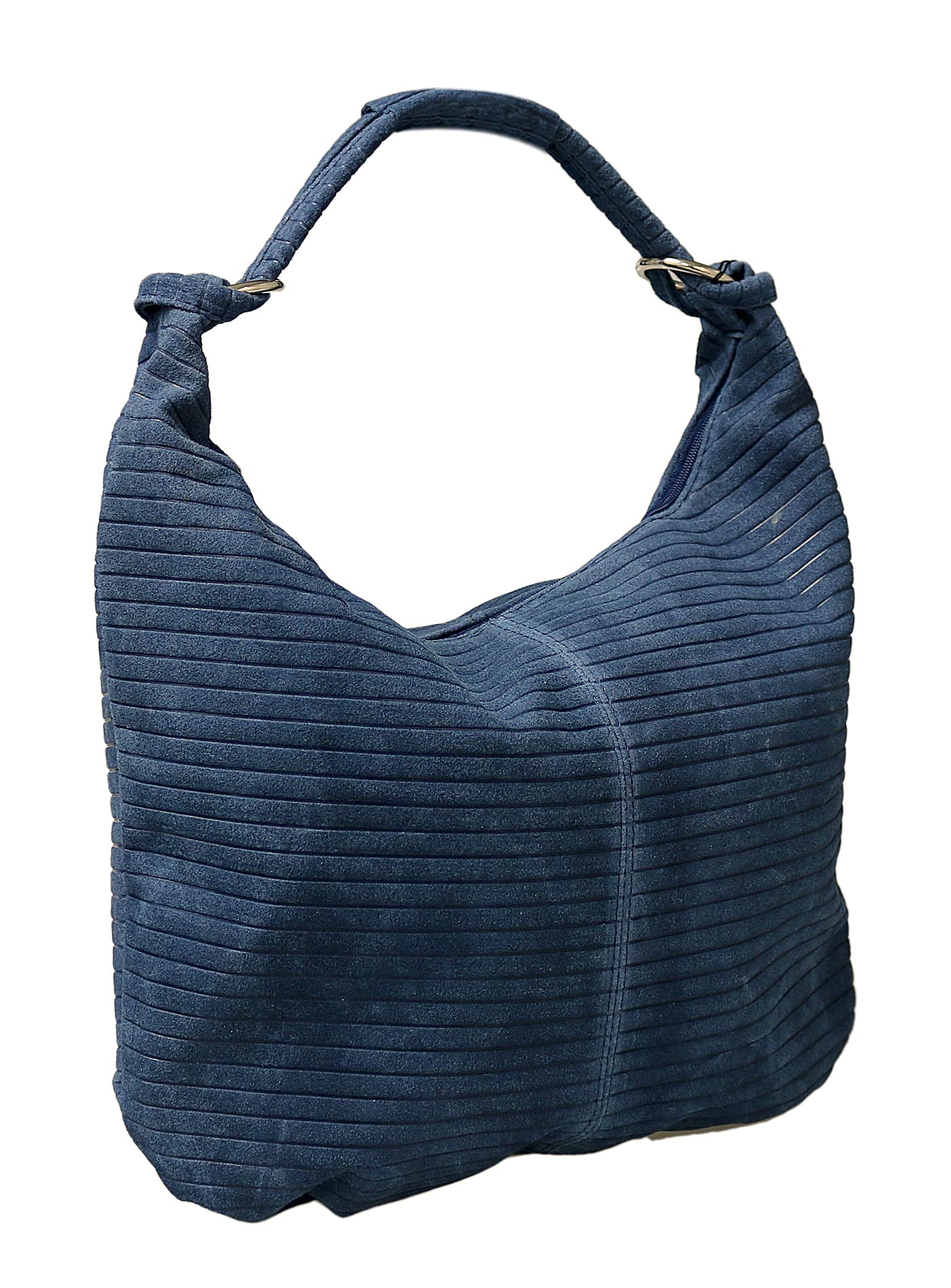 Pierre Cardin Jeans Leather Large Hobo Relaxed Suede Shoulder Bag for womens