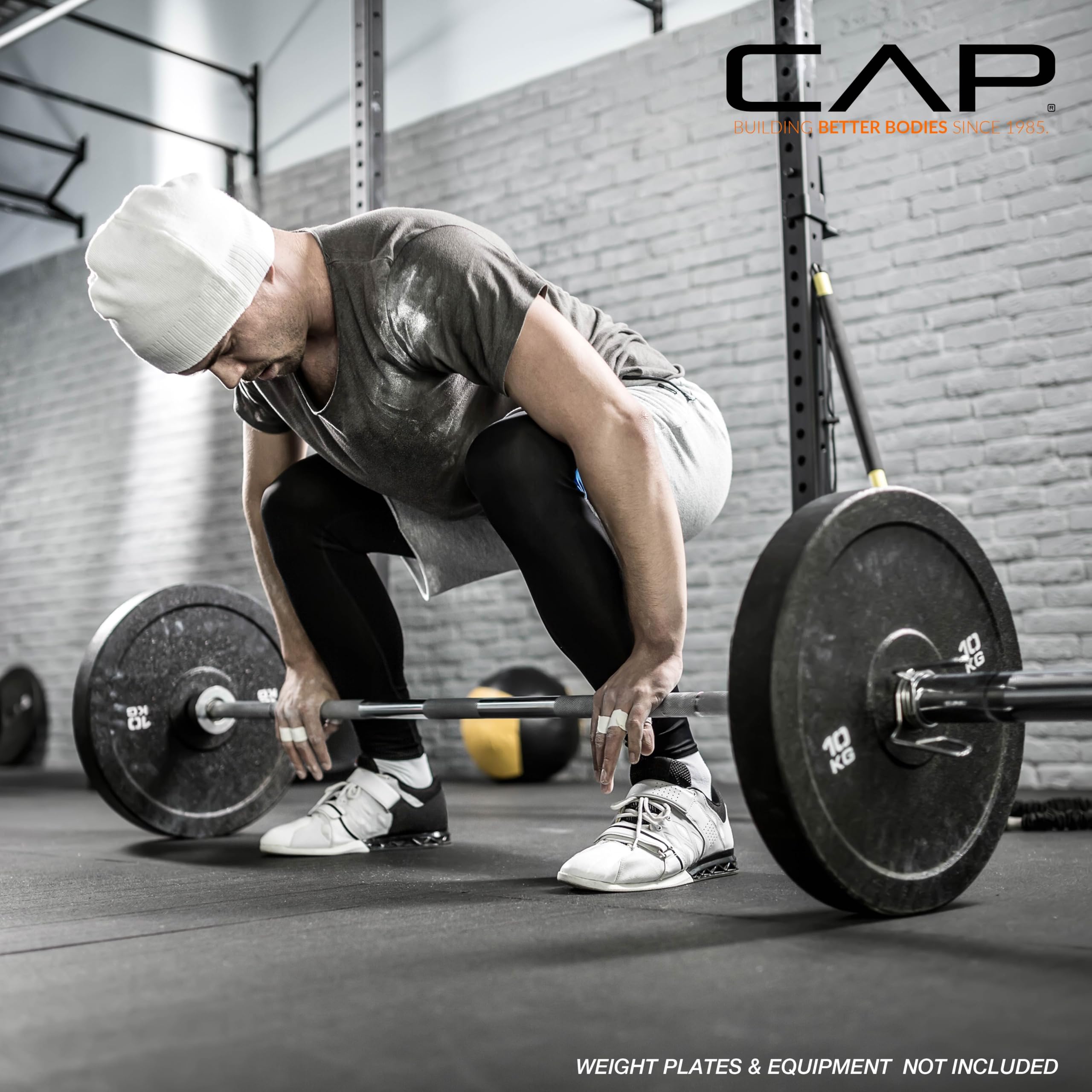 CAP Barbell Classic 7-Foot Olympic Bar, Chrome - New Version (OBIS-85)