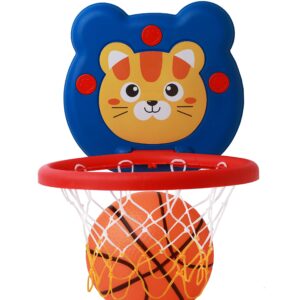 toddler basketball hoop indoor for kids, suyuanart portable wall mount baby basketball hoop goal set,boys girls toys for ages 2-4 3-5, christmas birthday gift for toddler age 18 moths and up