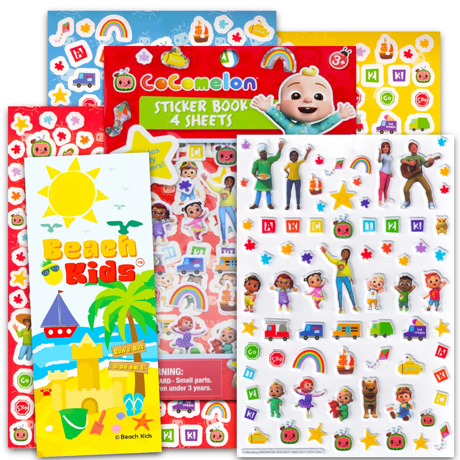 Cocomelon Stickers for Toddlers - Cocomelon Party Supplies Bundle with Over 300 Cocomelon Stickers for Party Favors, Goodie Bags, Arts and Crafts, More | Cocomelon Gifts