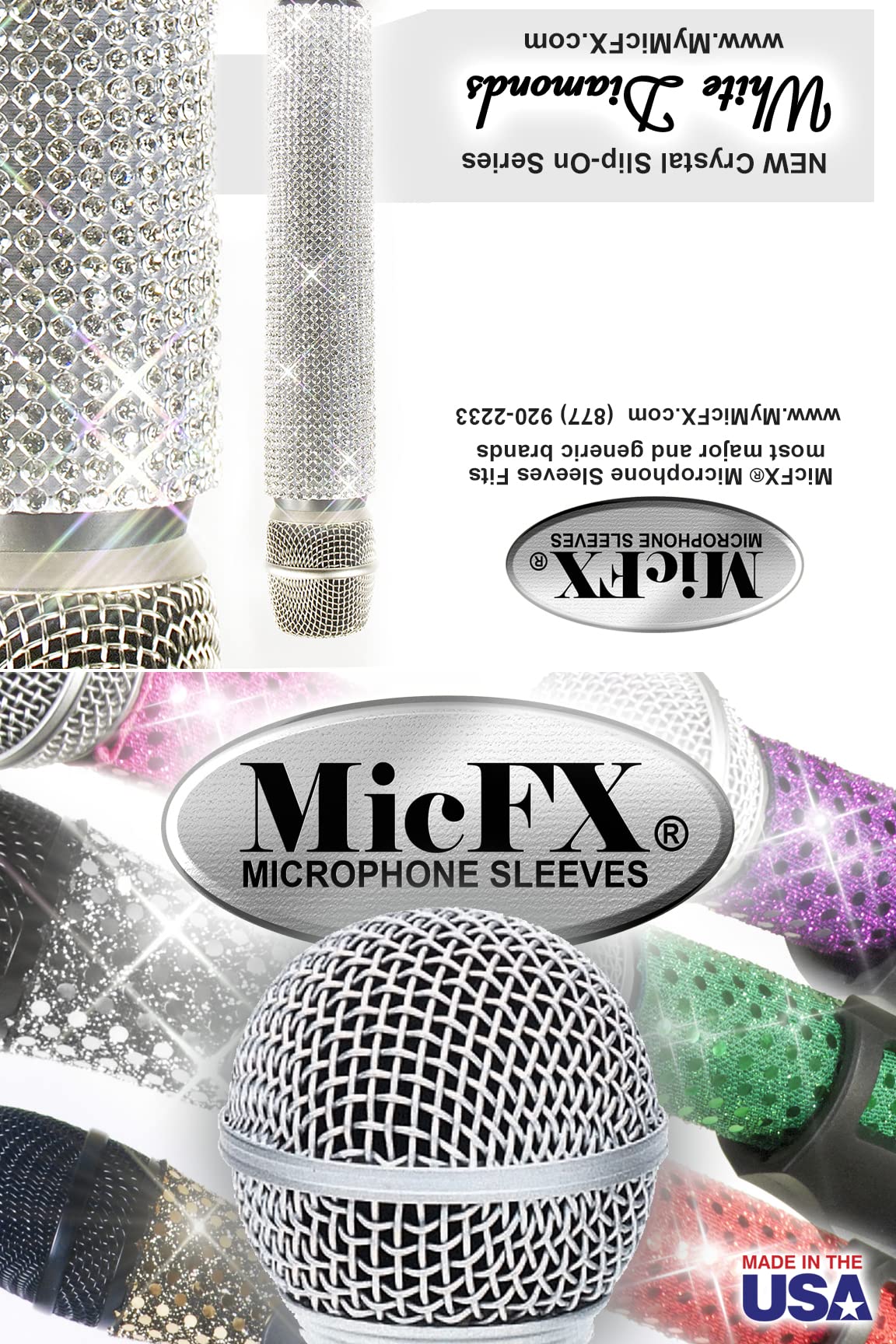 Basic Black Wireless mic Sleeves by MicFX-USA. Super Stretch fits firm. Mic NOT included. Made in USA. Washable.