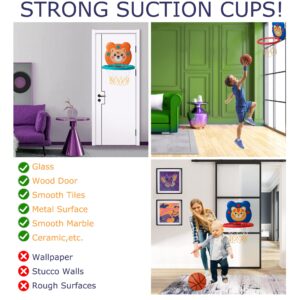 Toddler Basketball Hoop Indoor for Kids, SuyuanArt Portable Wall Mount Baby Basketball Hoop Goal Set,Boys Girls Toys for Ages 2-4 3-5, Christmas Birthday Gift for Toddler Age 18 Moths and Up