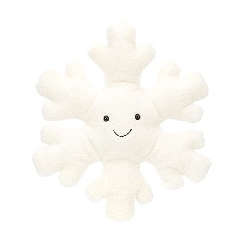 Jellycat Amuseables Snowflake Stuffed Toy, Medium 12 inches | Winter Plush and Décor