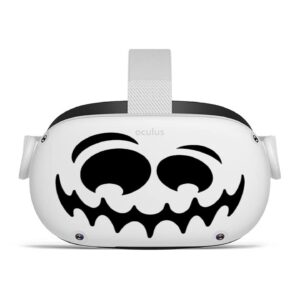 Pumpkin big Happy Smile - Oculus Quest 2 - Decals - Black & Pink