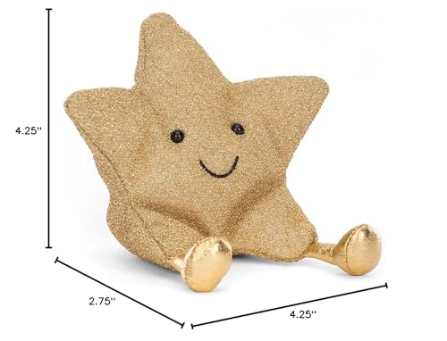 Jellycat Amuseables Star Stuffed Toy, 6 inches| Star Plush | Fun Gift Idea