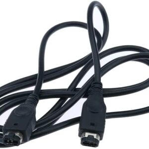 1.2m 2 Players Data Link Connect Cable Cord for Gameboy Advance GBA SP Consoles Cable Dual-Purpose Line Black