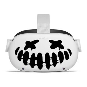 Pumpkin Dead smile - Oculus Quest 2 - Decals - Black & Pink