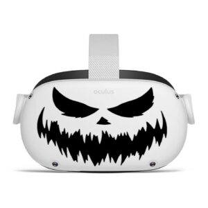 Pumpkin wicked mean smile - Oculus Quest 2 - Decals - Black & Pink