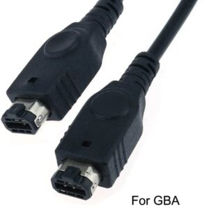 1.2m 2 Players Data Link Connect Cable Cord for Gameboy Advance GBA SP Consoles Cable Dual-Purpose Line Black