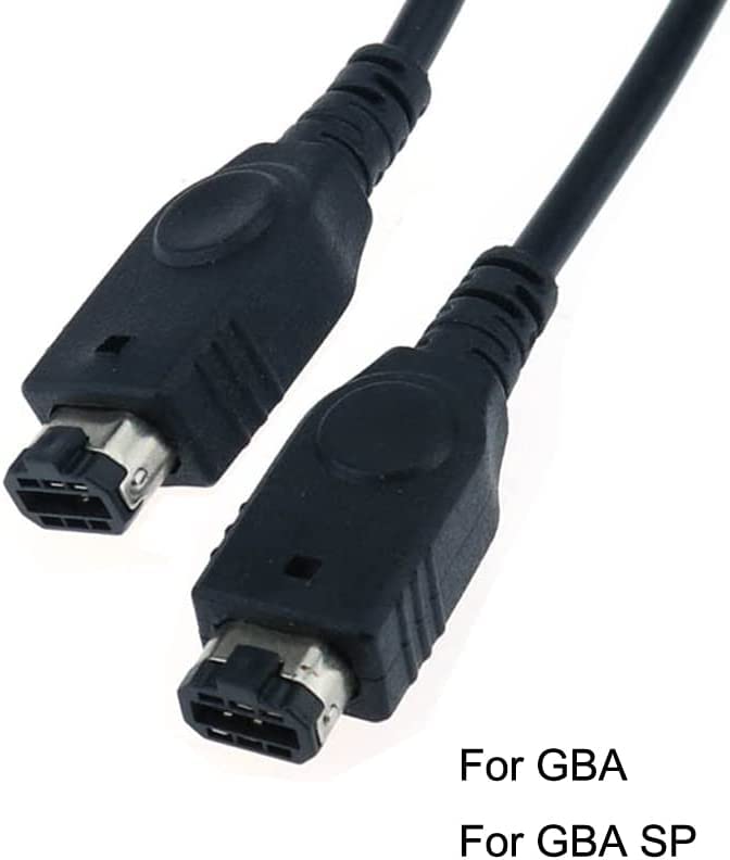 1.2m 2 Players Data Link Connect Cable Cord for Gameboy Advance GBA SP Consoles Cable Dual-Purpose Line Black