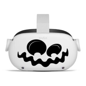 Pumpkin Smudge Smile - Oculus Quest 2 - Decals - Black & Pink