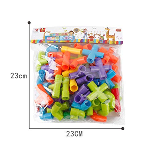 1 Set of STEM Building Blocks Toy,Tube Locks Construction Building Blocks Set Educational Pipe Tube Building Toy for Boys Girls Educational Learning Toys