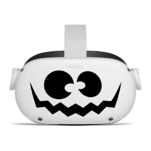 Pumpkin Crack Smile - Oculus Quest 2 - Decals - Black & Pink