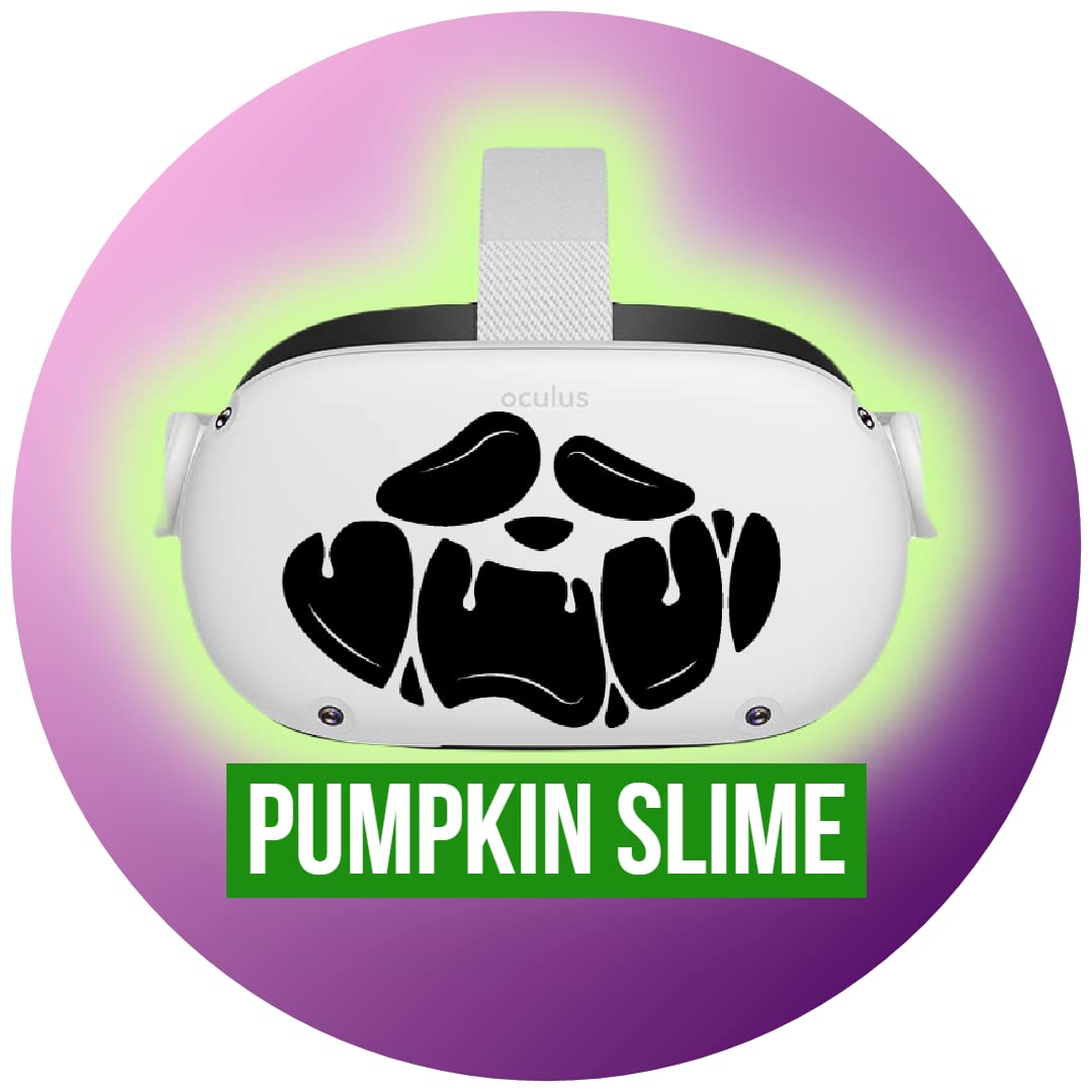 Pumpkin Slime - Oculus Quest 2 - Decals - Black & Pink