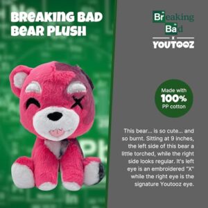 YouTooz Breaking Bad Plush Pink Bear 9" inch, Detailed and Super Soft Breaking Bad Pink Bear - Made with 100% PP-Cotton Plush Collection